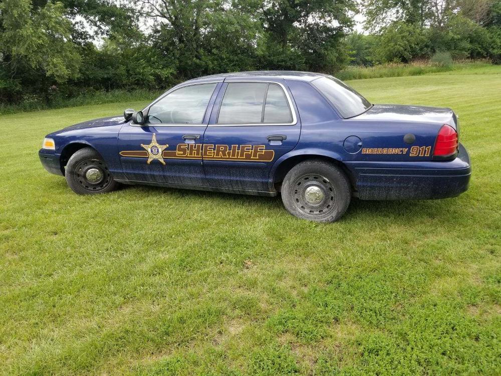 photo of drivers side of the crown vic