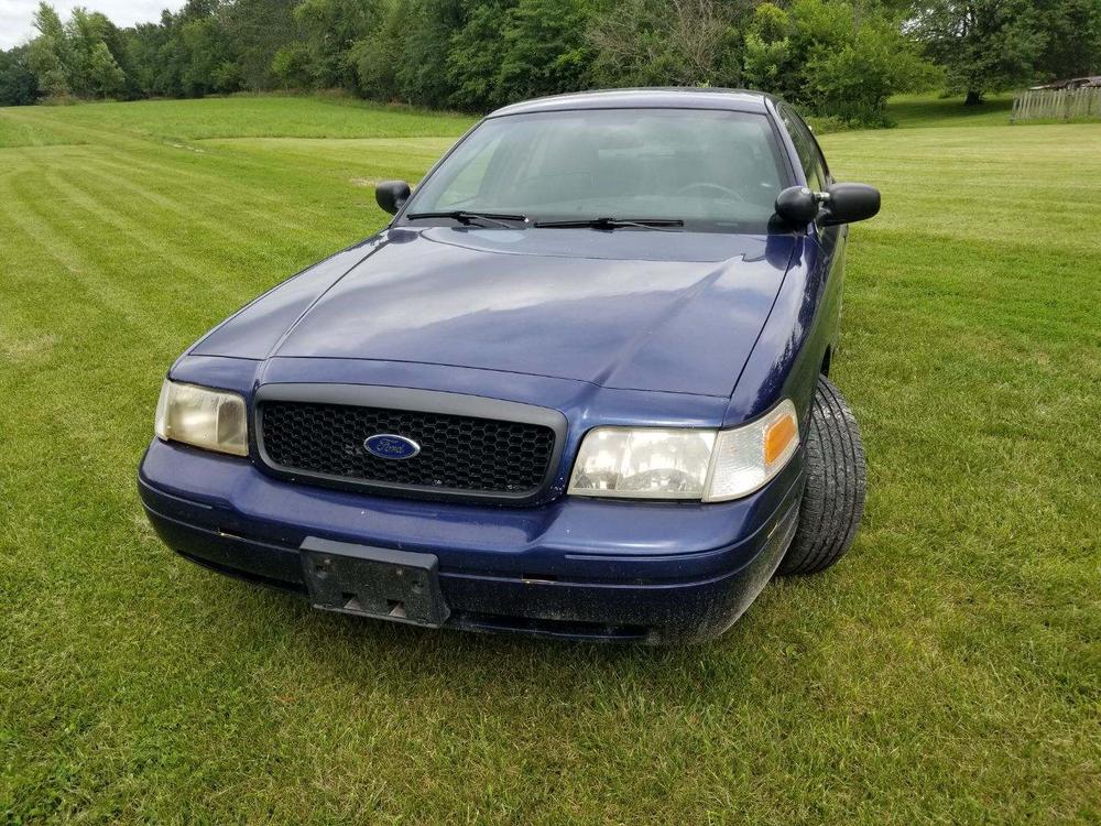 photo of the hood of the crown vic
