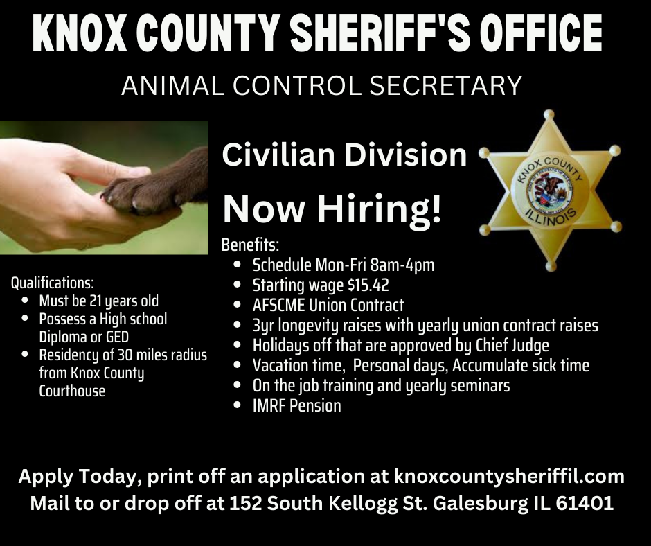 Animal Control Sec Job Description